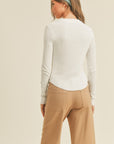 The Corissa Essential Ribbed Long Sleeve Top