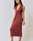 The Jessie Collared Twist Dress