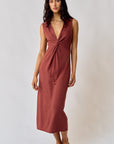 The Jessie Collared Twist Dress