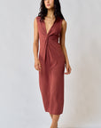 The Jessie Collared Twist Dress