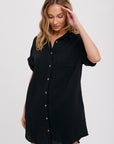 The Nayeli Button Down Shirt Dress