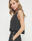 The Tessie Cropped Tank + Pant Set - Sold Separately