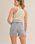 The Macy Cropped Sweater Tank