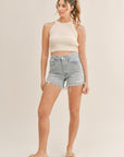 The Macy Cropped Sweater Tank