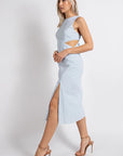 The Ingrid Striped Midi Dress