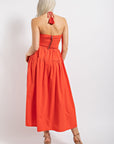 The Fairleigh Halter Midi Dress