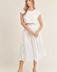 The Marseille Crop Top + Midi Skirt Set - Sold Separately
