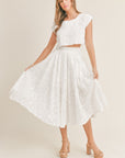 The Marseille Crop Top + Midi Skirt Set - Sold Separately