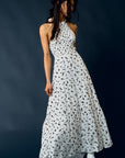 The Devin Spotted Maxi Dress