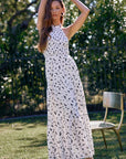 The Devin Spotted Maxi Dress