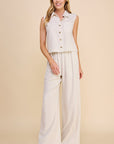 The Aldina Crop Top + Pant Set - Sold Separately