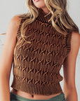 The Sydney Cable Knit Sweater Vest