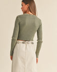 The Anya Dye Wash Top