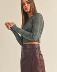The Anya Dye Wash Top