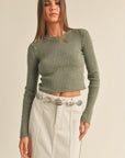 The Anya Dye Wash Top