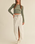 The Anya Dye Wash Top