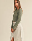 The Anya Dye Wash Top