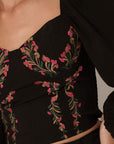 The Adrianna Woven Sweetheart Top