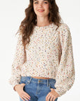 The Remi Confetti Cropped Sweater