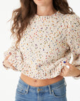The Remi Confetti Cropped Sweater