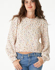 The Remi Confetti Cropped Sweater