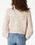 The Remi Confetti Cropped Sweater