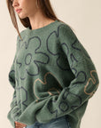 The Grier Floral Sweater
