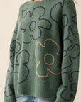 The Grier Floral Sweater