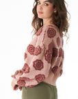 The Cleo Flower Sweater