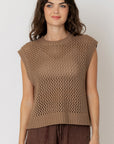 The Elianna Crochet Sweater Top