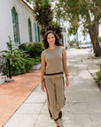 The Nola Border Striped Top + Pant Set - Sold Separately