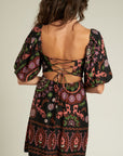 The Naomi Puff Sleeve Mini Dress