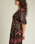 The Naomi Puff Sleeve Mini Dress