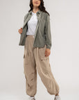 The Calla Vintage Washed Shacket