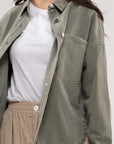 The Calla Vintage Washed Shacket