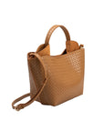 The Terri Tan Vegan Top Handle Bag