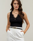 The Marlowe Snap Crop Top