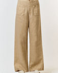 The Dasha Linen Patch Pocket Pants