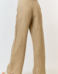 The Dasha Linen Patch Pocket Pants