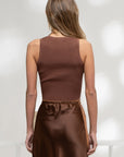 The Marlowe Snap Crop Top