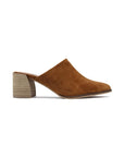 The Stephanie Camel Vegan Suede Mules
