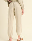 The Mossy Dye Shacket + Jogger Set - Sold Separately