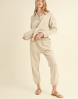 The Mossy Dye Shacket + Jogger Set - Sold Separately
