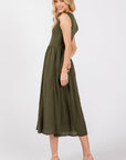 The Becca Olive Everyday V-neck Dress