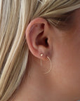 The Curve Threader Earrings By Token Jewelry