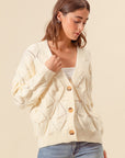 The Lana Textured Cardigan