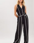 The Tara Linen Vest + Pants Set - Sold Separately