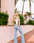 The Mia Straight Bootcut Jeans