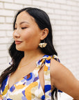 The Ginkgo Hoop Earrings