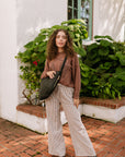The Tasha Brown Striped Drawstring Pants